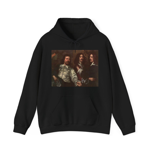 DOBSON, William - The Painter with Sir Charles Cottrell and Sir Balthasar Gerbier (Artwork) Hoodie