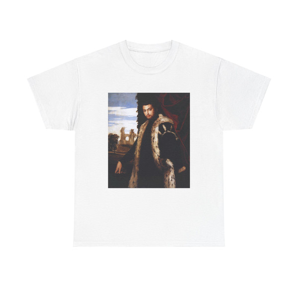 VERONESE, Paolo - Portrait of a Young Man Wearing Lynx Fur (Artwork) T-Shirt