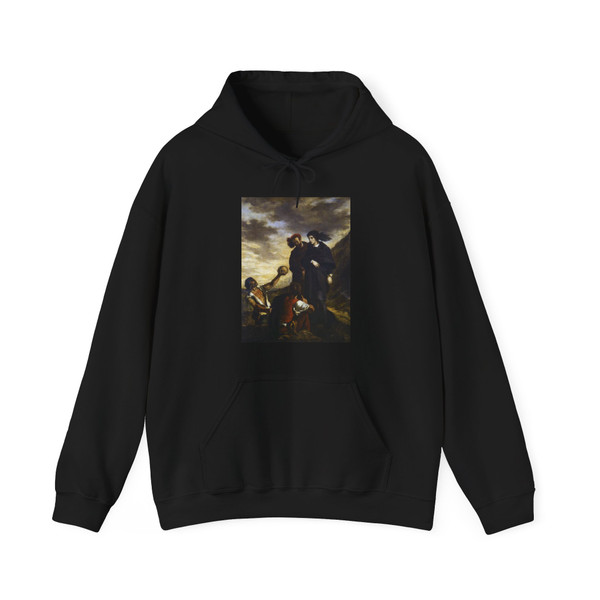 DELACROIX, EUGENE - Hamlet and Horatio in the Graveyard (Artwork) Hoodie