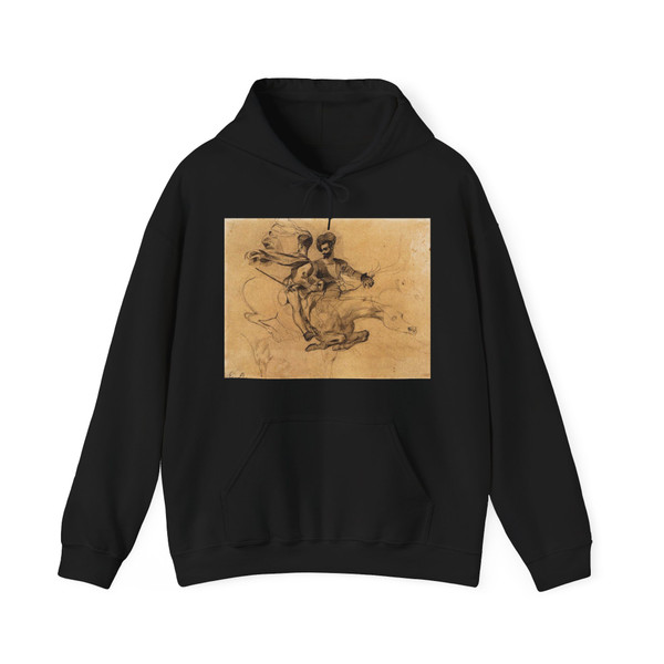 DELACROIX, EUGENE - Illustration for Goethe's Faust (Artwork) Hoodie