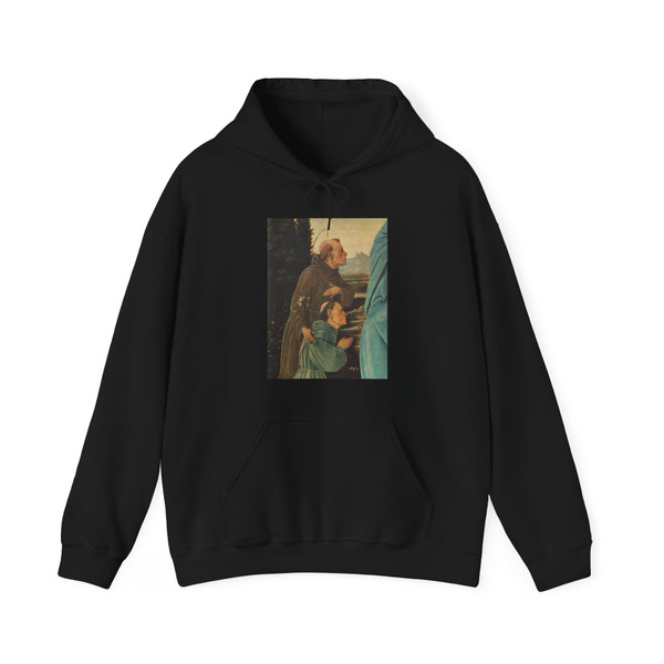 LIPPI, Filippino  - Madonna with Child, St Anthony of Padua and a Friar (detail) (Artwork) Hoodie