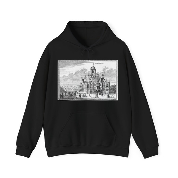 DECKER, Coenraet - DECKER, Coenraet - View of the Stadhuis (Town Hall) of Delft (Artwork) Hoodie