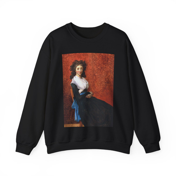 DAVID,Jacques-Louis - Madame Trudaine (Artwork) Crewneck Sweatshirt