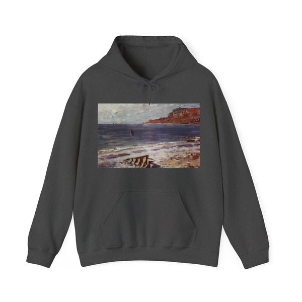 MONET, Claude - Sailing at Sainte Adresse (Artwork) Hoodie