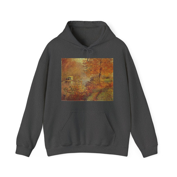 MONET, Claude - The Studio Boat 2 (Artwork) Hoodie