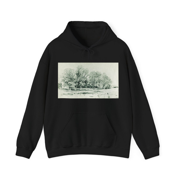 SHISKIN, Ivan Ivanovich - Trees in the field. Bratsevo (Artwork) Hoodie