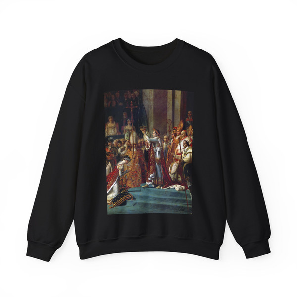 DAVID,Jacques-Louis - Consecration of the Emperor Napoleon I (detail)2 (Artwork) Crewneck Sweatshirt