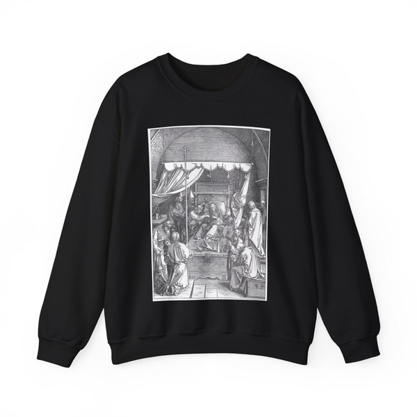 DURER, Albrecht - 17. The Death of Mary (Artwork) Crewneck Sweatshirt