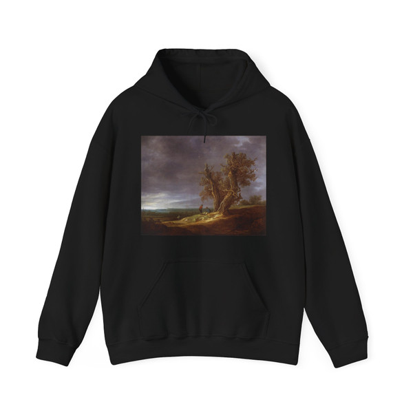 GOYEN, Jan van - Landscape with Two Oaks (Artwork) Hoodie