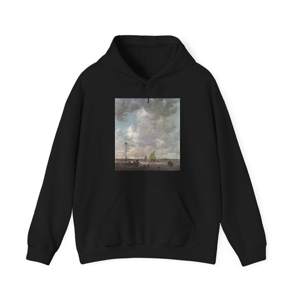 GOYEN, Jan van - Marine Landscape with Fishermen (Artwork) Hoodie
