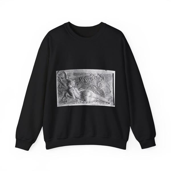 DAVID d'Angers - Nereid Bringing the Helmet of Achilles (Artwork) Crewneck Sweatshirt