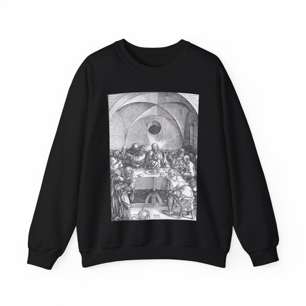 DURER, Albrecht - 9. Last Supper (Artwork) Crewneck Sweatshirt