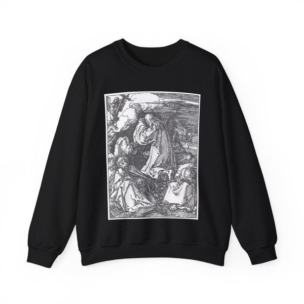 DURER, Albrecht - 10. Christ on the Mount of Olives (Artwork) Crewneck Sweatshirt