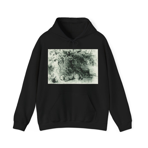 SHISKIN, Ivan Ivanovich - the edge of the forest 1860 38 (Artwork) Hoodie