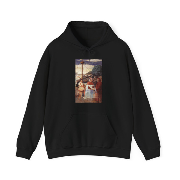 GOZZOLLI, Benozzo - Disembarkation at Ostia (scene 5, east wall) (Artwork) Hoodie