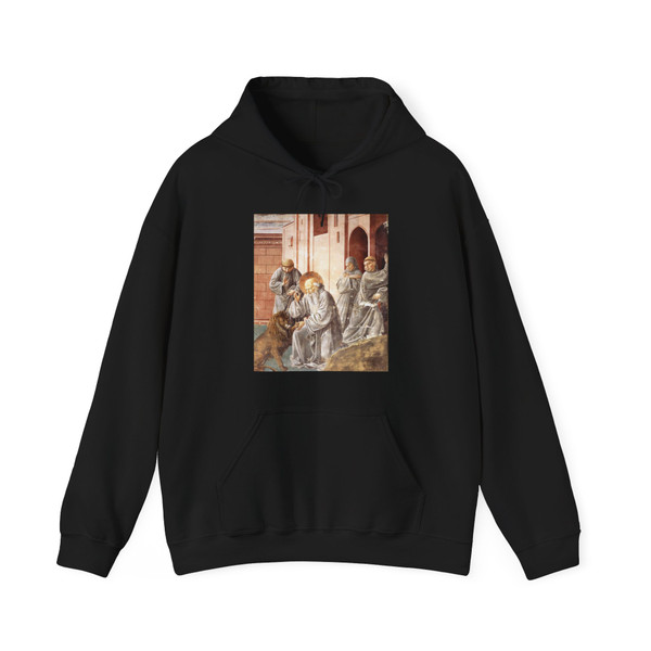 GOZZOLLI, Benozzo - St Jerome Pulling a Thorn from a Lion's Paw (Artwork) Hoodie
