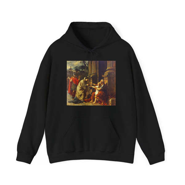 DAVID,Jacques-Louis - Belisarius Receiving Alms (Artwork) Hoodie