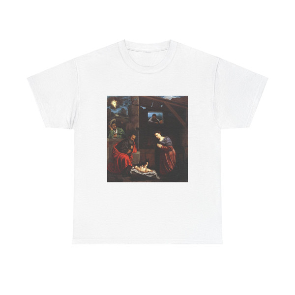 SAVOLDO, Giovanni Girolamo - Adoration of the Shepherds (Artwork) T-Shirt