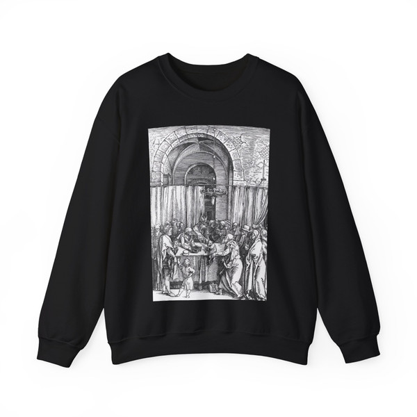 DURER, Albrecht - 1. Refusal of Joachim's Offer (Artwork) Crewneck Sweatshirt