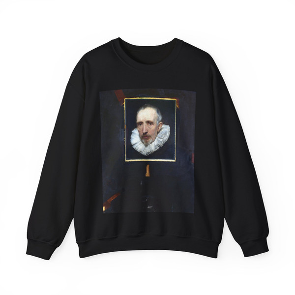 DYCK, Sir Anthony Van - Portrait of Cornelis van der Geest (Artwork) Crewneck Sweatshirt