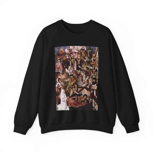 GEERTGEN tot Sint Jans - The Tree of Jesse (Artwork) Crewneck Sweatshirt