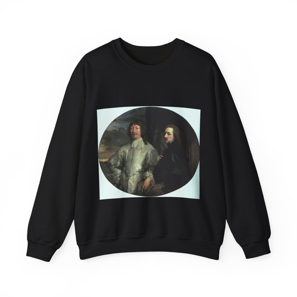 DYCK, Sir Anthony Van - Sir Endymion Porter with the Artist (Artwork) Crewneck Sweatshirt