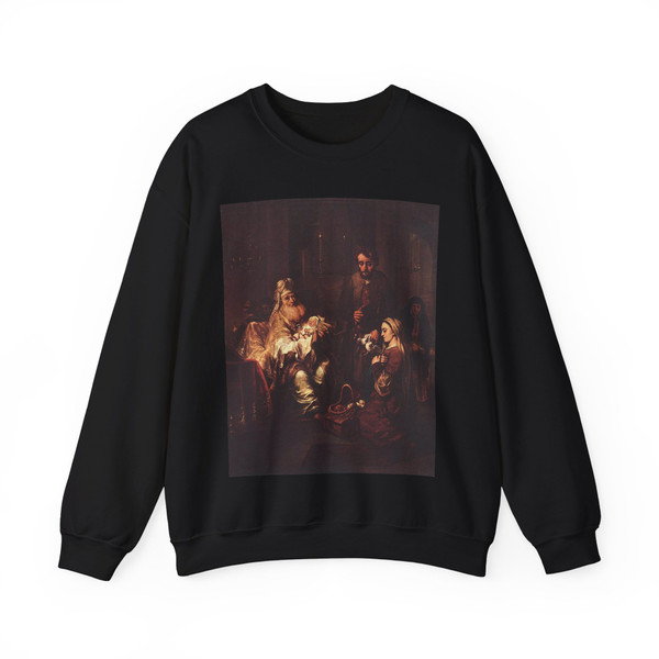 EECKHOUT, Gerbrand van den - Presentation in the Temple (Artwork) Crewneck Sweatshirt