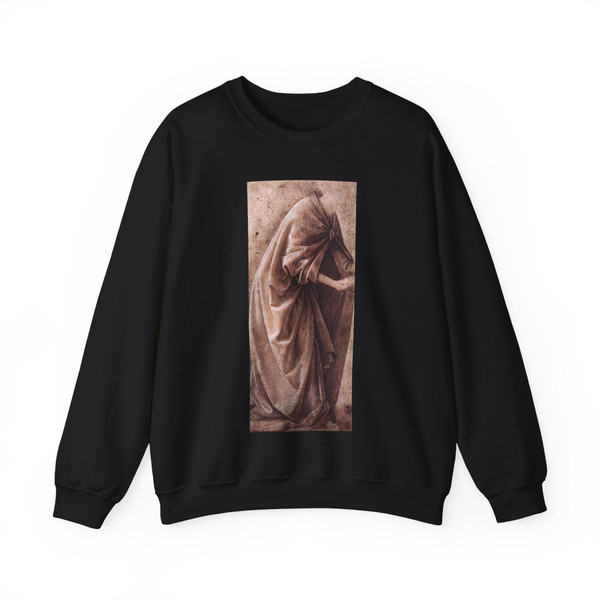 GHIRLANDAIO, Domenico - Study of garments (Artwork) Crewneck Sweatshirt