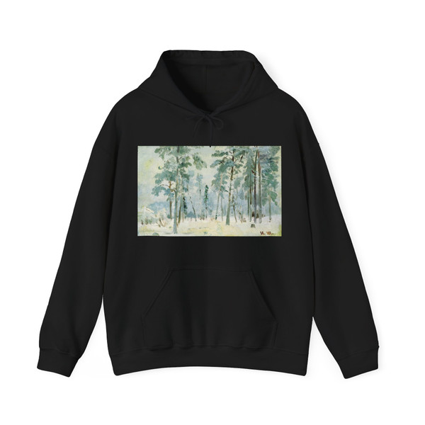SHISKIN, Ivan Ivanovich - Forest of frost. 1890 (Artwork) Hoodie