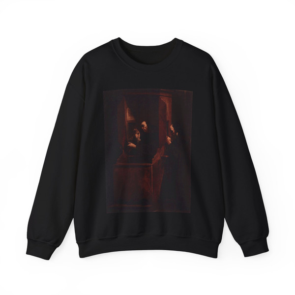 CRESPI, Giuseppe Maria -7 sacraments- Confession (Artwork) Crewneck Sweatshirt