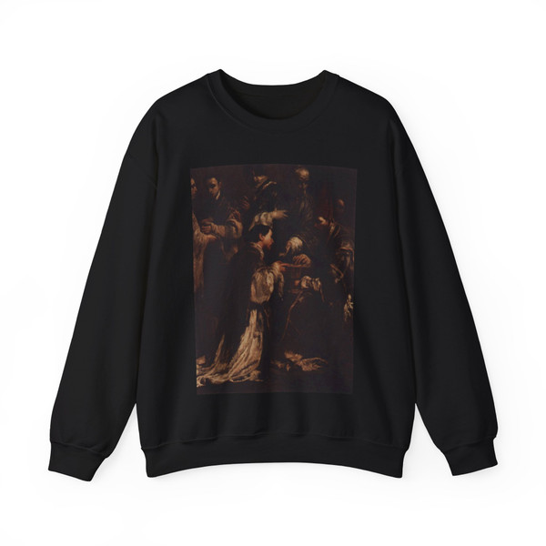 CRESPI, Giuseppe Maria -7 sacraments- Ordination (Artwork) Crewneck Sweatshirt