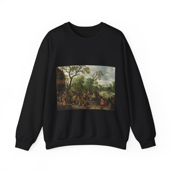 DROOCHSLOOT, Joost Cornelisz - Village Scene2 (Artwork) Crewneck Sweatshirt