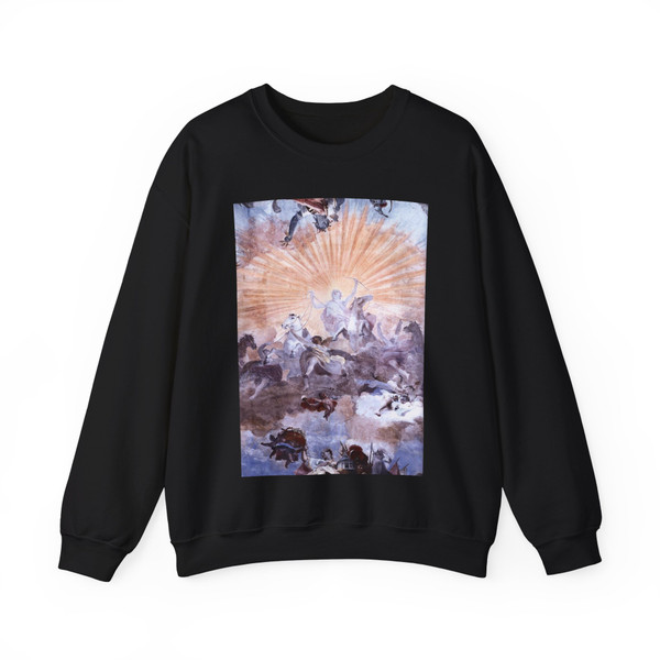CROSATO, Giovanni Battista - CROSATO, Giovanni Battista - Apollo's Carriage (Artwork) Crewneck Sweatshirt