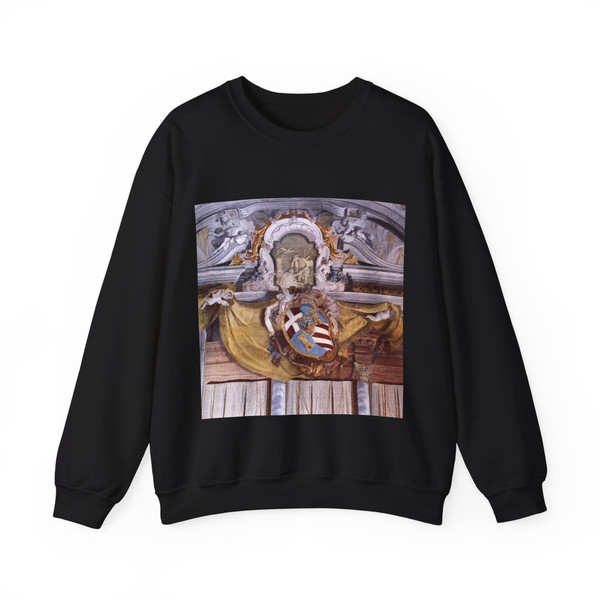 CROSATO, Giovanni Battista - CROSATO, Giovanni Battista - Rezzonico Coat-of-Arms (Artwork) Crewneck Sweatshirt
