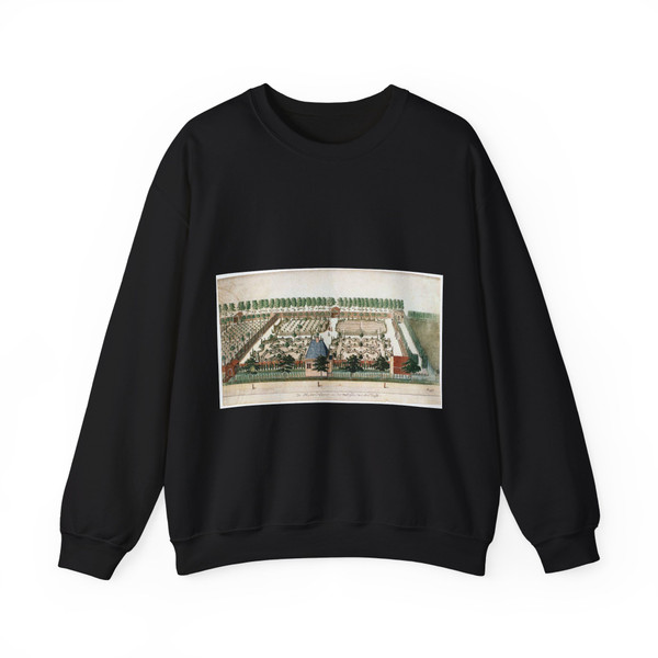 CRUQUIUS, Nicolaas Samuel - Gardens on the Nieuwe Laan (Artwork) Crewneck Sweatshirt