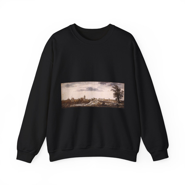 CUYP, Aelbert - View of Arnhem (Artwork) Crewneck Sweatshirt