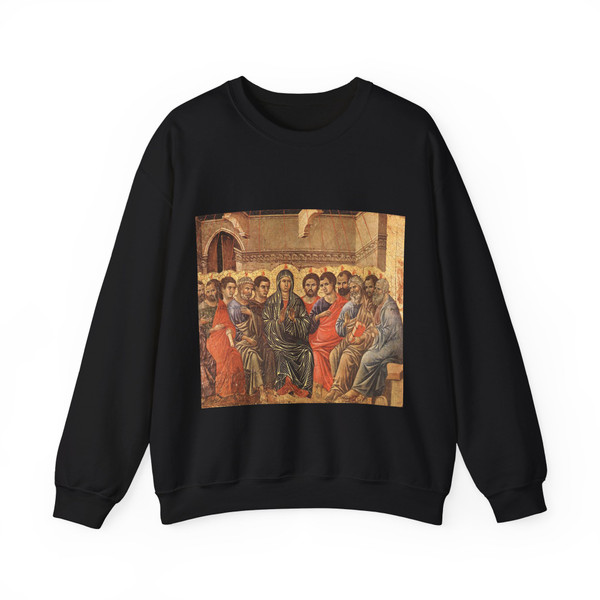 DUCCIO DI Buoninsegna - Pentecost (Artwork) Crewneck Sweatshirt