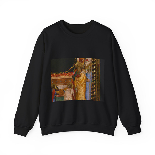 DADDI, Bernardo - Madonna and Child with Saints and Angels d9 (Artwork) Crewneck Sweatshirt