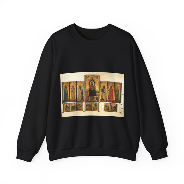 DADDI, Bernardo - Polyptych of S. Pancrazio (Artwork) Crewneck Sweatshirt