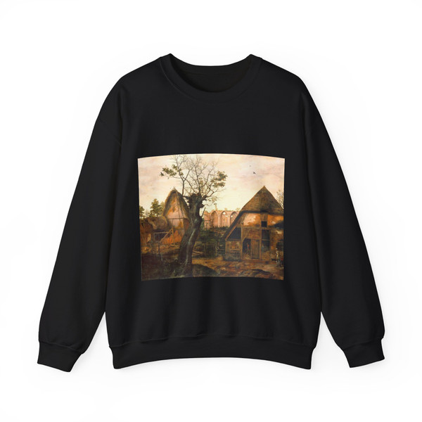 DALEM, Cornelis van - Landscape with Farm (Artwork) Crewneck Sweatshirt