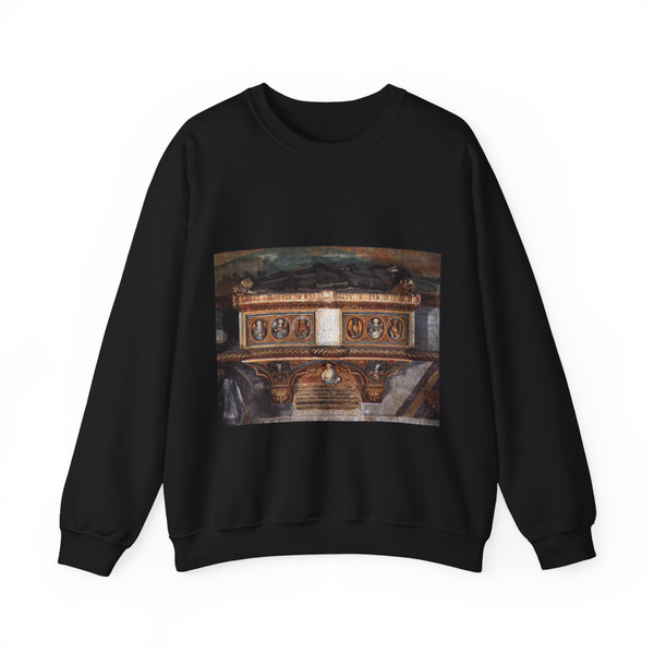 DALLE MASEGNE, Jacobello - Urn of Jacopo Cavalli (Artwork) Crewneck Sweatshirt