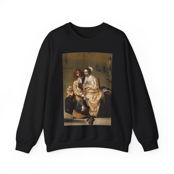 DUCK, Jacob - A Guardroom Interior (Artwork) Crewneck Sweatshirt