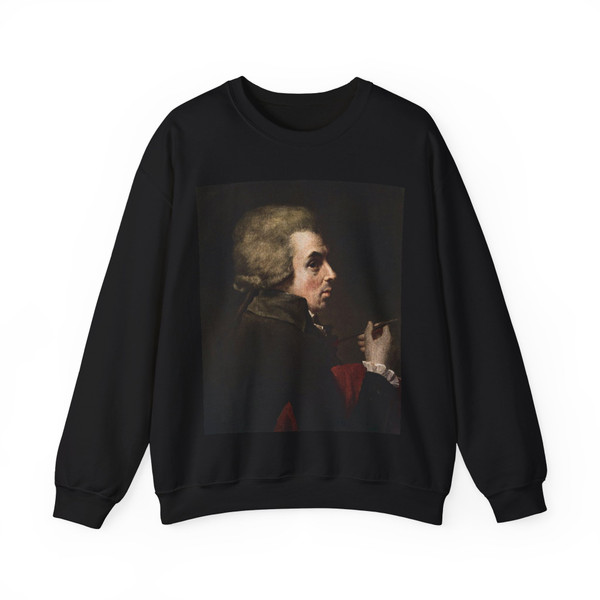 DAVID,Jacques-Louis - Self-Portrait (Artwork) Crewneck Sweatshirt