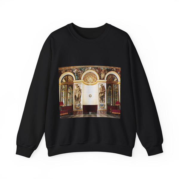 DELACROIX, EUGENE - Decoration of the west wall (Artwork) Crewneck Sweatshirt