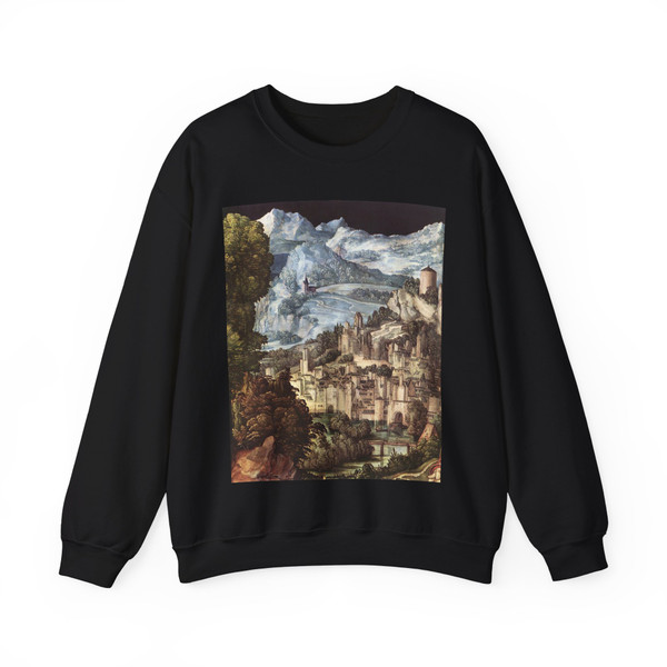 DURER, Albrecht - Lamentation for Christ (detail) (Artwork) Crewneck Sweatshirt