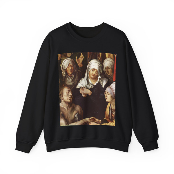 DURER, Albrecht - Lamentation for Christ (detail)2 (Artwork) Crewneck Sweatshirt