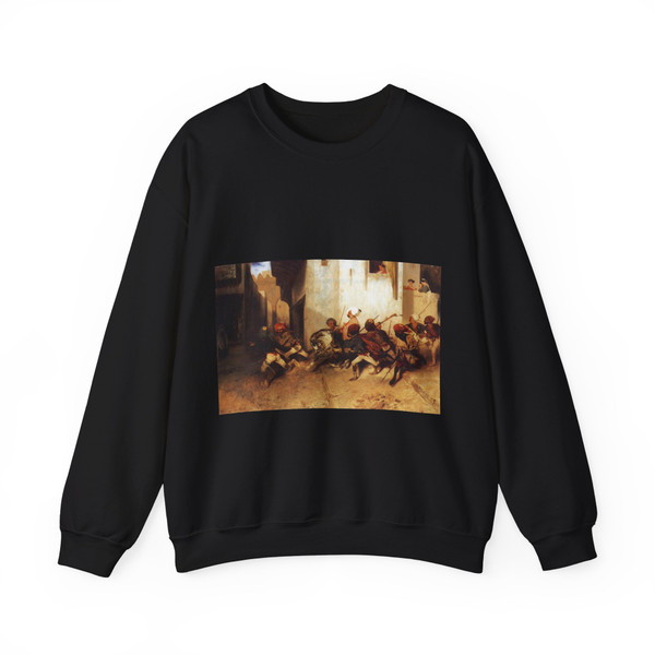 DECAMPS, Alexandre Gabriel - The Turkish Patrol (Artwork) Crewneck Sweatshirt