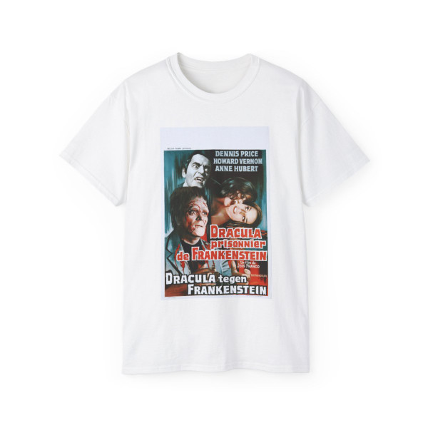 DRACULA, PRISONER OF FRANKENSTEIN (BELGIAN) 1972 Movie Poster - T-Shirt