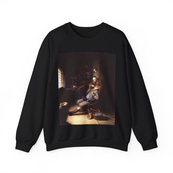 DOU, Gerrit - The Extraction of Tooth (Artwork) Crewneck Sweatshirt