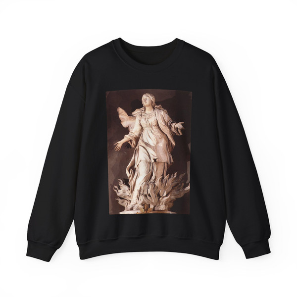 FERRATA, Ercole - The Death of St Agnes (Artwork) Crewneck Sweatshirt